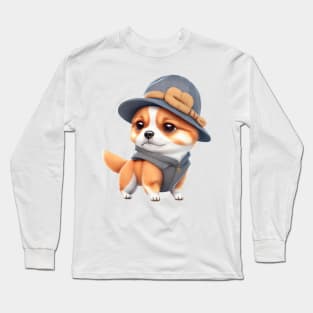 Cute Cartoon Puppy Dog | Kawaii Long Sleeve T-Shirt